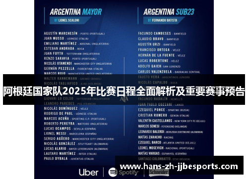 阿根廷国家队2025年比赛日程全面解析及重要赛事预告